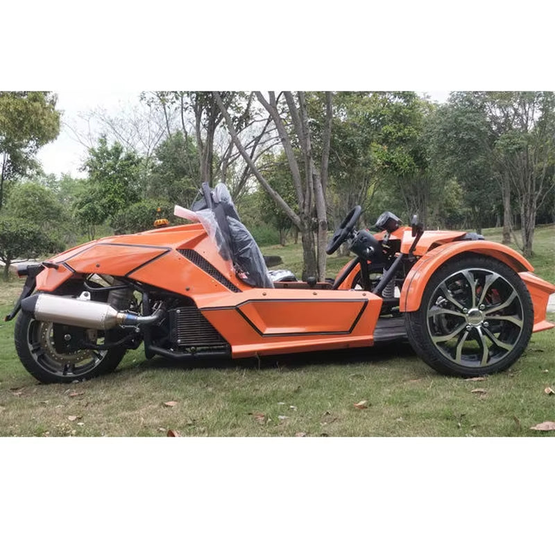 350Cc Convertible Supercar China Reverse Tricycle Three-Wheel Motorcycle with 2 Seats and Disc Brake Go Karts Accessories
