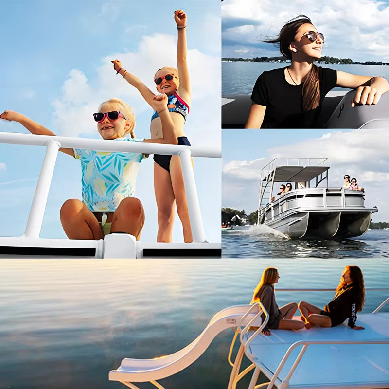 2025 Luxury Double Decker Pontoon Boat for Sports and Entertainment-For Fishing and Parties for Sale