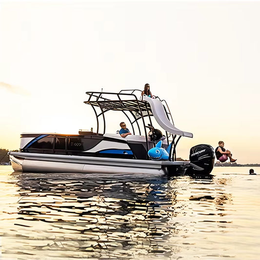 2025 Luxury Double Decker Pontoon Boat for Sports and Entertainment-For Fishing and Parties for Sale