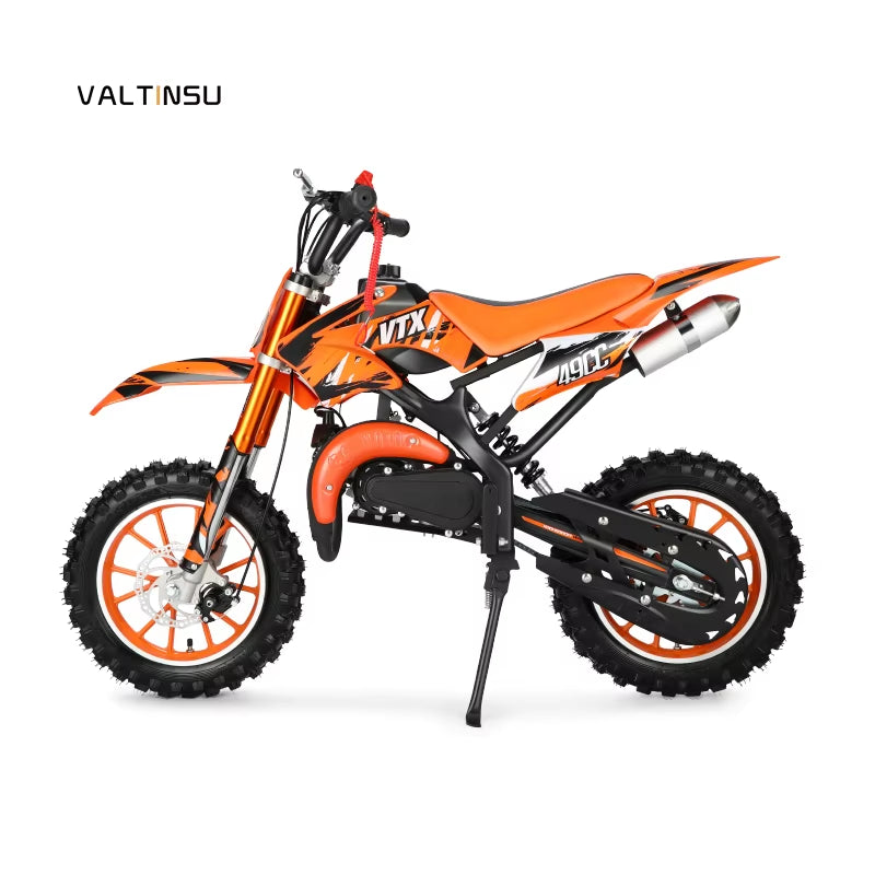 Children Moto Gasoline 49Cc Pocket Bike Kids Pit Bike 2 Stroke Air-Cooled Dirt Bike Motorcycles for Kids
