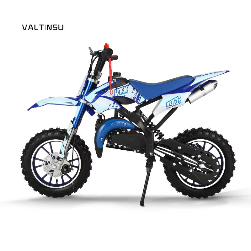 Children Moto Gasoline 49Cc Pocket Bike Kids Pit Bike 2 Stroke Air-Cooled Dirt Bike Motorcycles for Kids