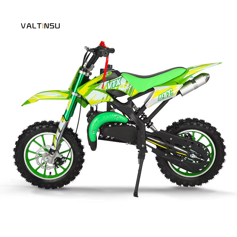 Children Moto Gasoline 49Cc Pocket Bike Kids Pit Bike 2 Stroke Air-Cooled Dirt Bike Motorcycles for Kids