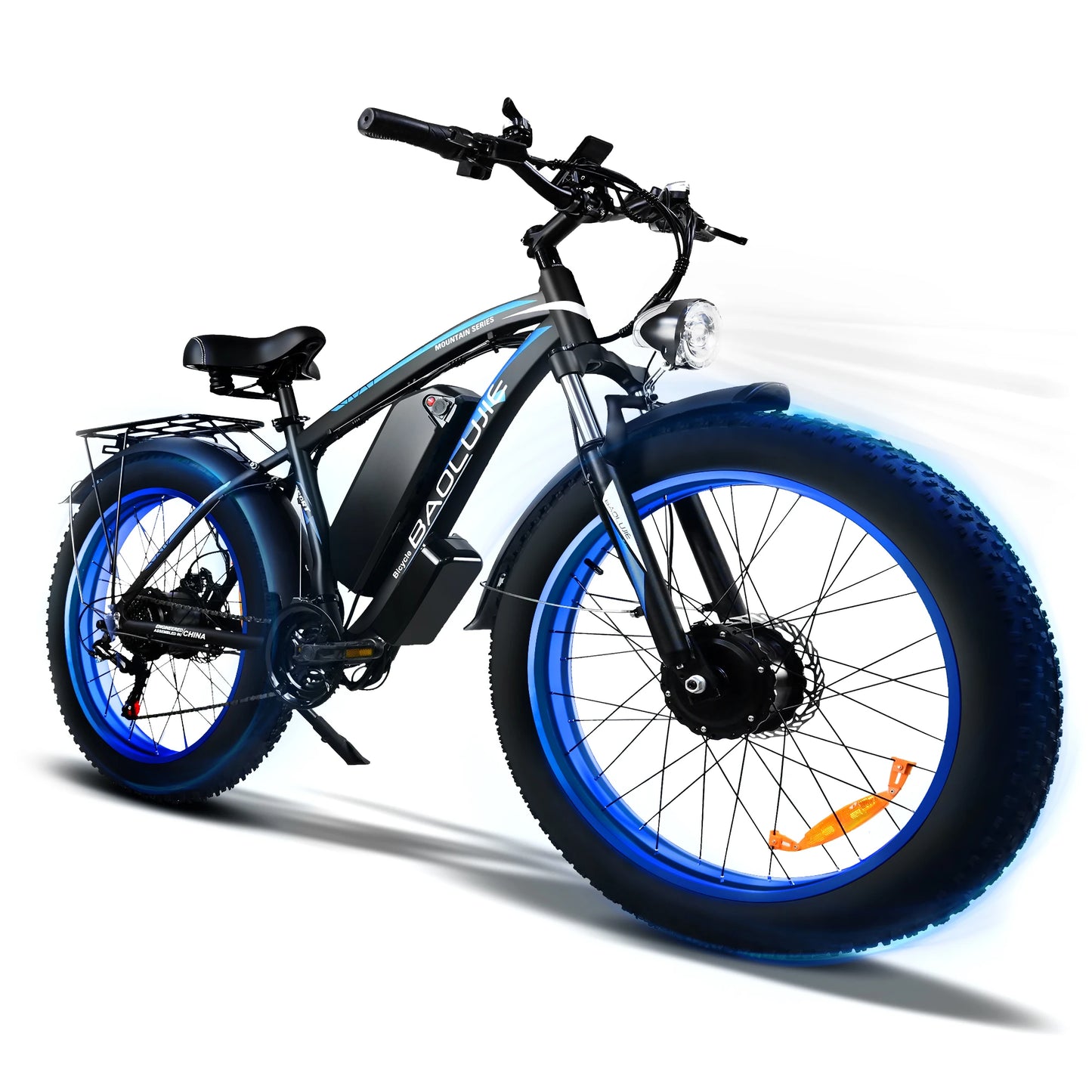 Baolujie 26" 2000W Electric Mountain Bike