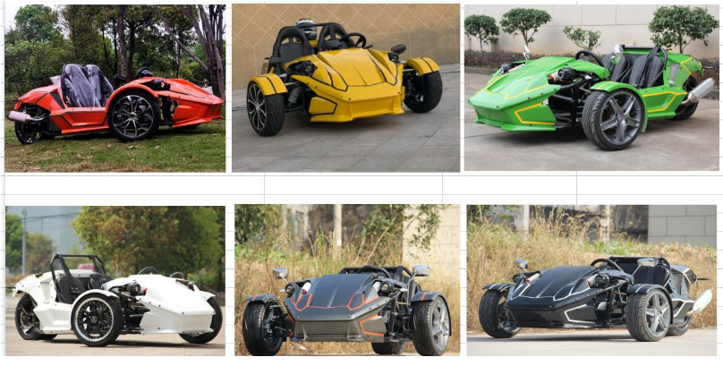 350cc Convertible Supercar 3-Wheel Tricycle