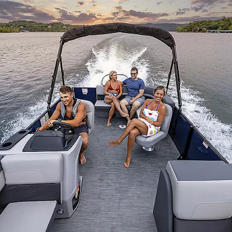 Professional Large Build Custom Floating Party Luxury Double Deck Aluminium Float Boat Pontoons Small Pontoon Boats