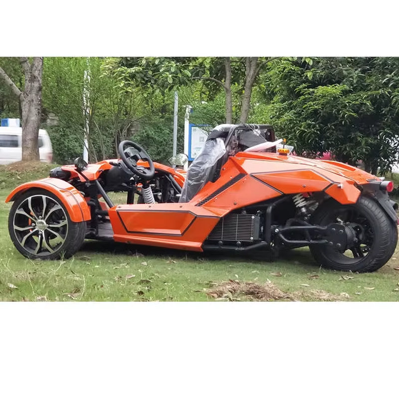 350Cc Convertible Supercar China Reverse Tricycle Three-Wheel Motorcycle with 2 Seats and Disc Brake Go Karts Accessories