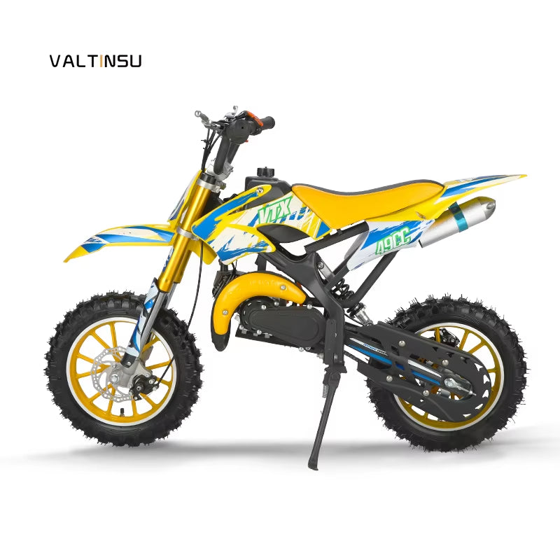 Children Moto Gasoline 49Cc Pocket Bike Kids Pit Bike 2 Stroke Air-Cooled Dirt Bike Motorcycles for Kids