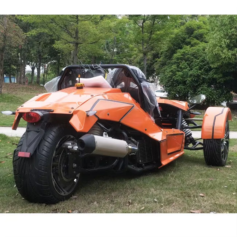 350Cc Convertible Supercar China Reverse Tricycle Three-Wheel Motorcycle with 2 Seats and Disc Brake Go Karts Accessories