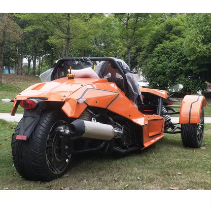 350Cc Convertible Supercar China Reverse Tricycle Three-Wheel Motorcycle with 2 Seats and Disc Brake Go Karts Accessories