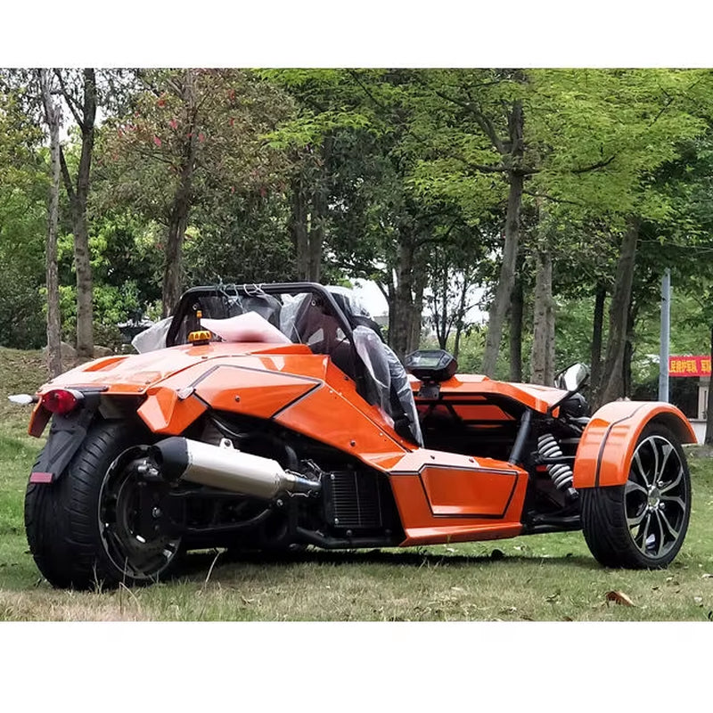 350Cc Convertible Supercar China Reverse Tricycle Three-Wheel Motorcycle with 2 Seats and Disc Brake Go Karts Accessories